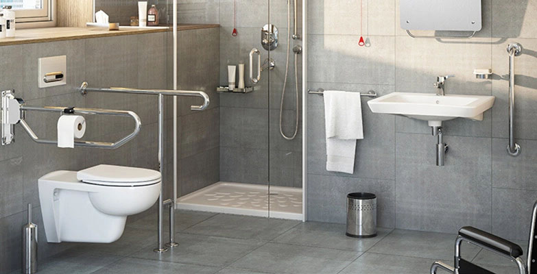 Phòng tắm cho người khuyết tật: các yếu tố thiết kế phòng tắm